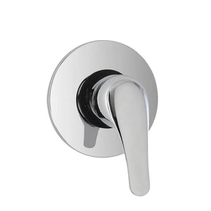 Kit doccia Kant completo di miscelatore a incasso con braccio doccia e soffione tondo