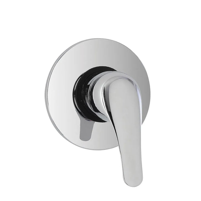 Kit doccia Kant completo di miscelatore a incasso con braccio doccia e soffione tondo