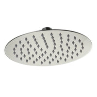 Kit doccia satinato con braccio 35 e soffione 25 in acciaio inox Gemini