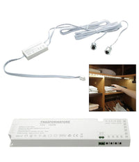Kit Doppio Sensore 12/24v Interruttore Senza Contatto Strisce Led Alimentatore 100w         