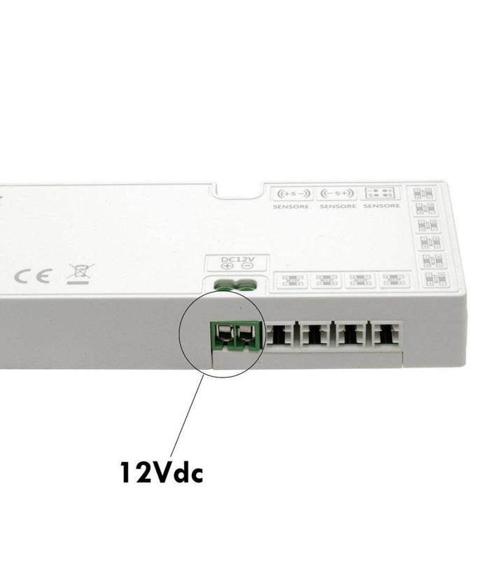 Kit Doppio Sensore 12/24v Interruttore Senza Contatto Strisce Led Alimentatore 100w         