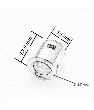Kit Doppio Sensore Interruttore Per Luci Strip Led Mobili Sensori 12/24v Sen-2po         