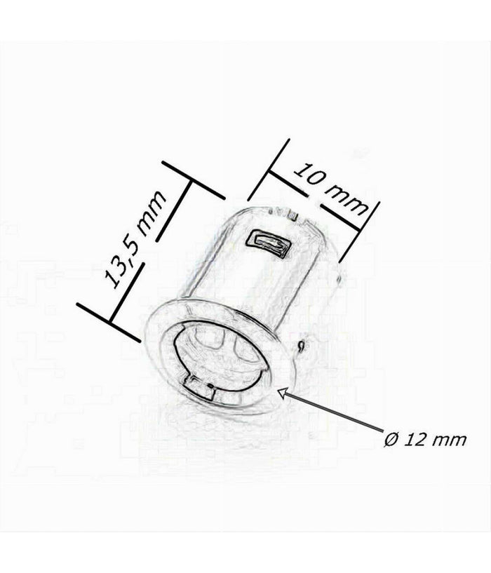 Kit Doppio Sensore Interruttore Per Luci Strip Led Mobili Sensori 12/24v Sen-2po         
