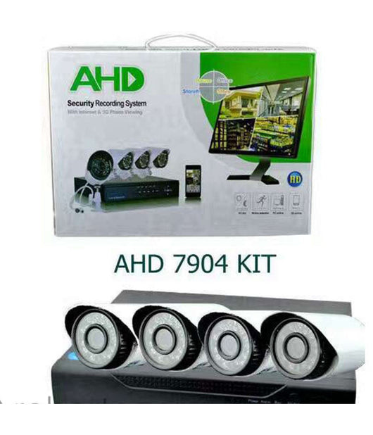 Kit Dvr Ahd Videosorveglianza Ir 4 Canali 3g Smartphone Telecamere Ir Hdmi 7904         