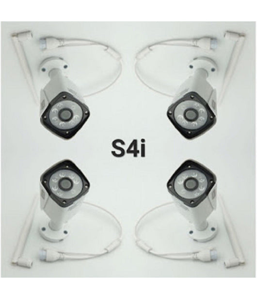 Kit Dvr Wireless Wifi 4 Canali Sistema Registrazione Cctv Hd 4 Telecamera Q-s4i         