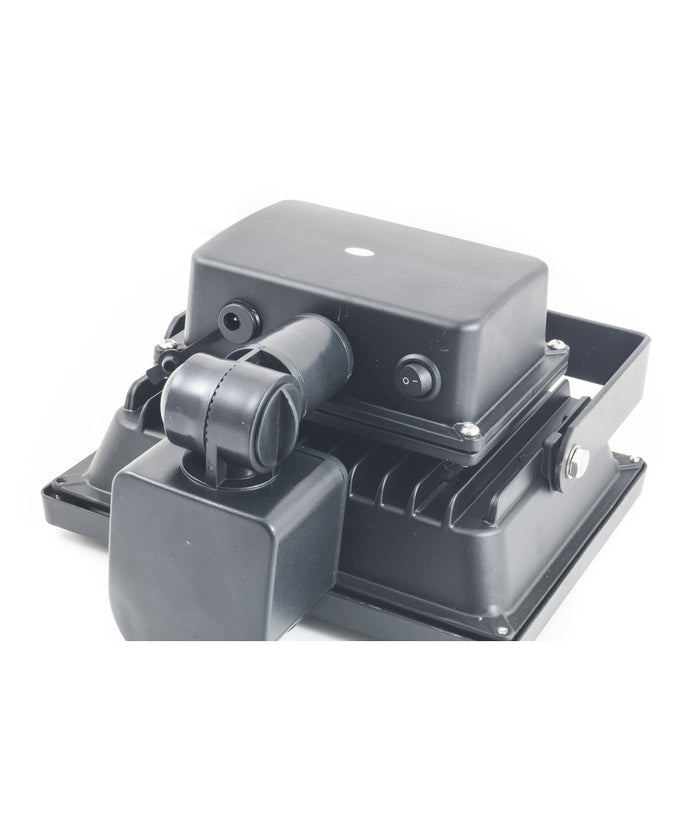 Kit Faretto Pannello Con Sensore A Energia Solare E Crepuscolare A Led Cob         