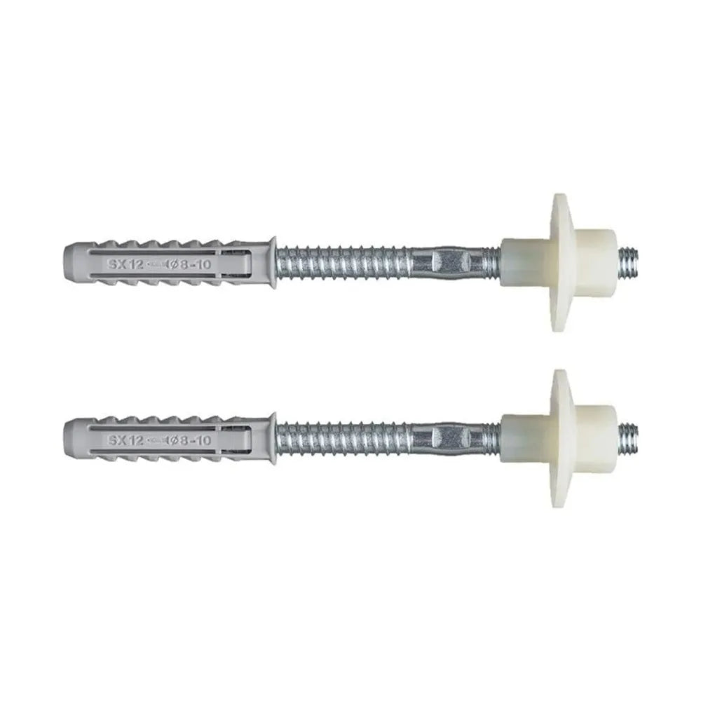 Kit fissaggio lavabo sospeso  M10x120 mm in acciaio con dado