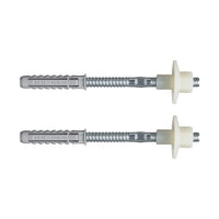 Kit fissaggio lavabo sospeso  M10x120 mm in acciaio con dado