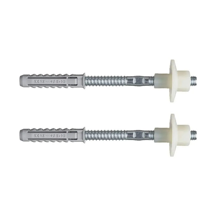 Kit fissaggio lavabo sospeso  M10x120 mm in acciaio con dado