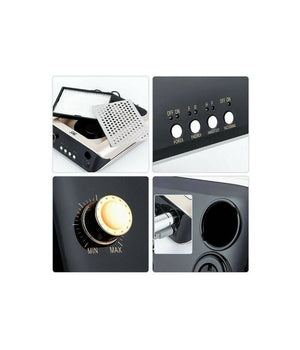 Kit Fresa Unghie M2 Aspiratore Da Tavolo 68w Manicure Pedicure Nail Art Estetica         