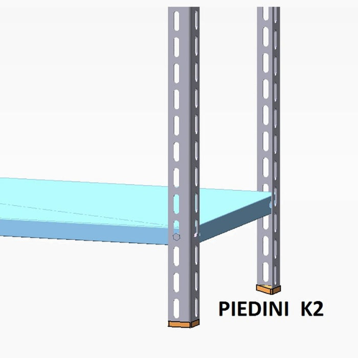 Kit Grima 4 Piedi in Plastica 35X35 Mm