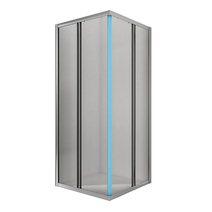 Kit guarnizioni magnetiche nero opaco 200 cm per box doccia 5-6 mm