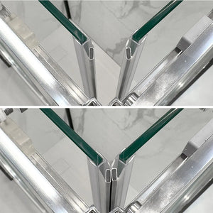 Kit guarnizioni magnetiche trasparenti 200 cm per box doccia 5-6 mm