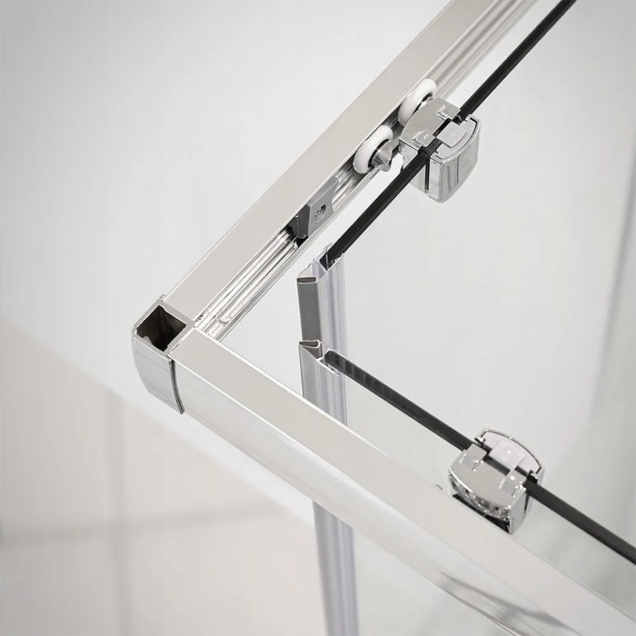 Kit guarnizioni magnetiche trasparenti 200 cm per box doccia 5-6 mm