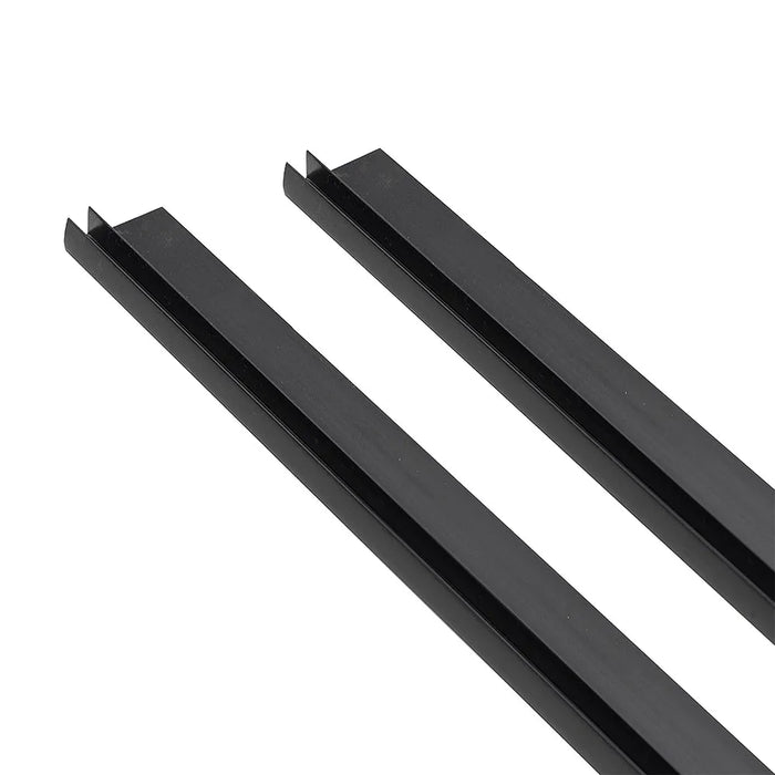 Kit guarnizioni salvagoccia nero opaco 200 cm per box doccia 5-6 mm