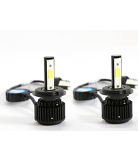 Kit H4 Lampade A Led Cree Full Led 2600 Lumen 6000k Digitale 12v 24v 24w Auto         