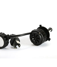 Kit H4 Lampade A Led Cree Full Led 2600 Lumen 6000k Digitale 12v 24v 24w Auto         