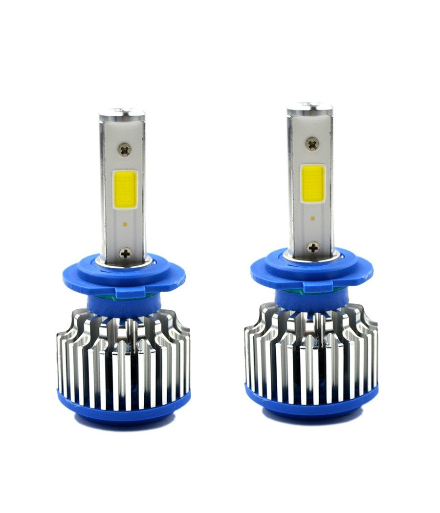 Kit H7 Lampade A Led Cree Full Led 2600 Lumen 6000k 24w Ip68 Led Cree Cob 360°         