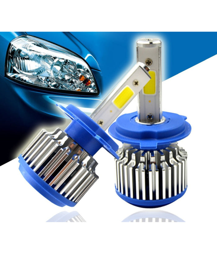 Kit H7 Lampade A Led Cree Full Led 2600 Lumen 6000k 24w Ip68 Led Cree Cob 360°         