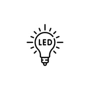 Kit LED per armadio VOX 150 cm - Profilo LED con interruttore e alimentazione.