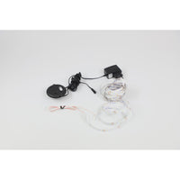 Kit LED per armadio VOX 150 cm - Profilo LED con interruttore e alimentazione.