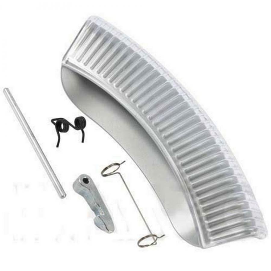 KIT MANIGLIA SPORTELLO OBLO\' LAVATRICE GRIGIO SILVER  REX ELECTROLUX ZANUSSI - Electrolux Rex Aeg Zoppas