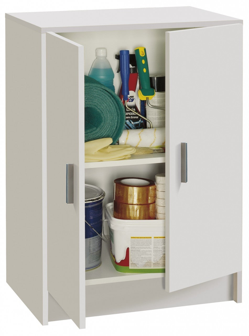 KIT MOBILE 2 ANTE MULTIUSO 59X37XH80 CM BIANCO