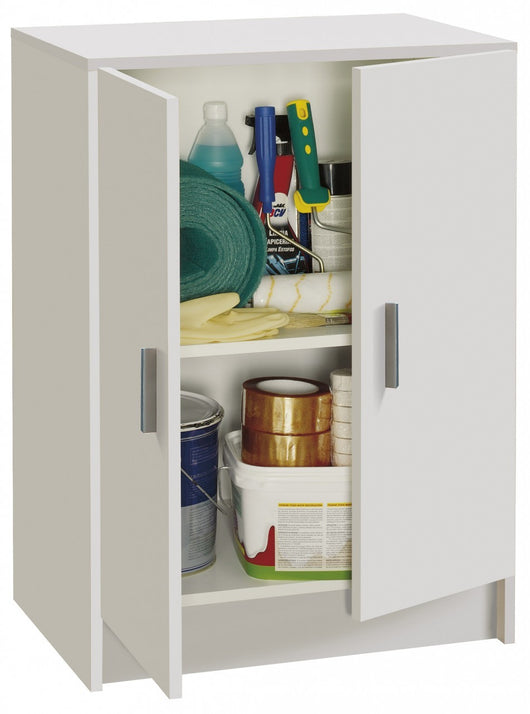 KIT MOBILE 2 ANTE MULTIUSO 59X37XH80 CM BIANCO