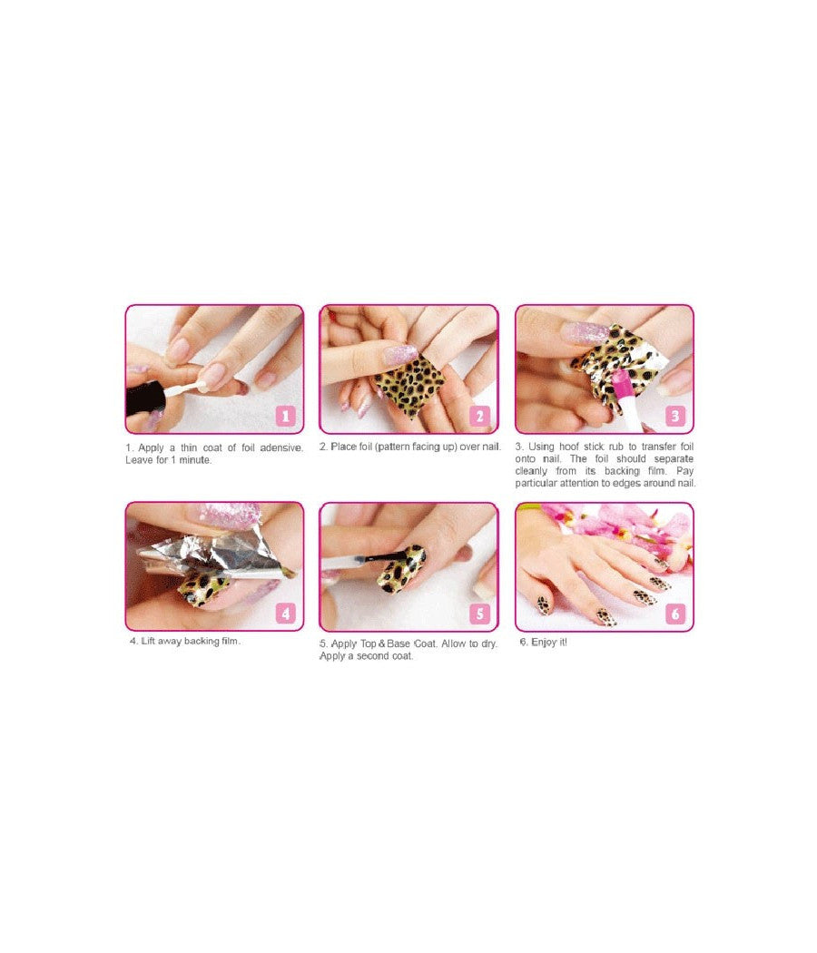 Kit Nail Art Astuccio Con Decorazioni Unghie Gel Mano Decoro Unghia Manicure         