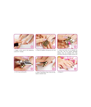 Kit Nail Art Astuccio Con Decorazioni Unghie Gel Mano Decoro Unghia Manicure         