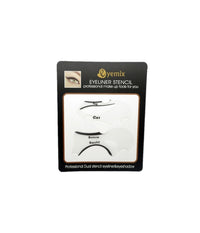Kit Occhi Sopracciglia Ministar Eyeliner Stencil Pennello Appilcatore Gel Forme         