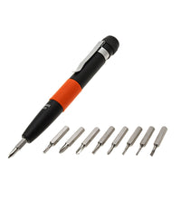 Kit Penna Cacciavite Torx 9 Pezzi Per Orologi Telefoni Tascabile         