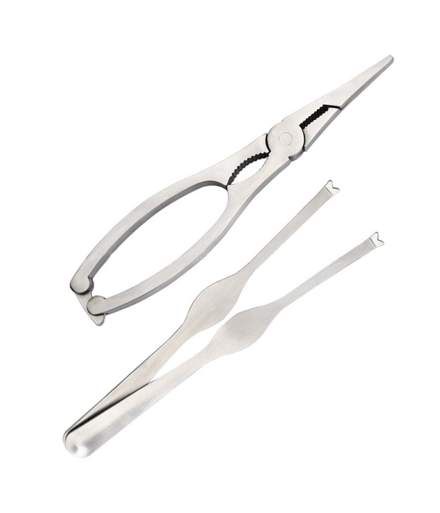 Kit Per Crostacei Pinza Scavino Apri Aragosta Granchio Astice Cucina Casa         