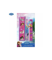 Kit Per La Scuola Disney Frozen Set 5 Pezzi Matita Gomma Per Bambini         