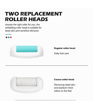 Kit Per Rimozione Calli 2in1 Ricaricabile Pedicure Portatile Impermeabile V-812         