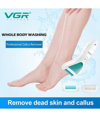 Kit Per Rimozione Calli 2in1 Ricaricabile Pedicure Portatile Impermeabile V-812         