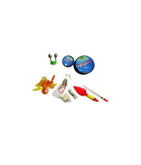 Kit Pesca Con Esche Galleggianti Lenze Ami Piombi Sonagli Per Pescatore         