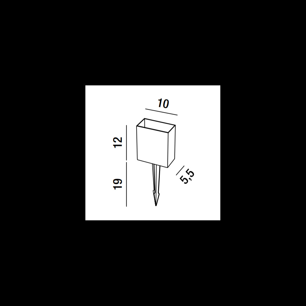 Kit picchetto per esterno per SWAY MOOD di Perenz Corten