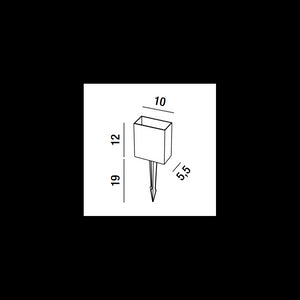 Kit picchetto per esterno per SWAY MOOD di Perenz Grigio Scuro