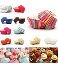 Kit Pirottini Carta Oleata Cupcake Cases Per Stampi Torta Muffin Colori Misti       -960 Pezzi -
