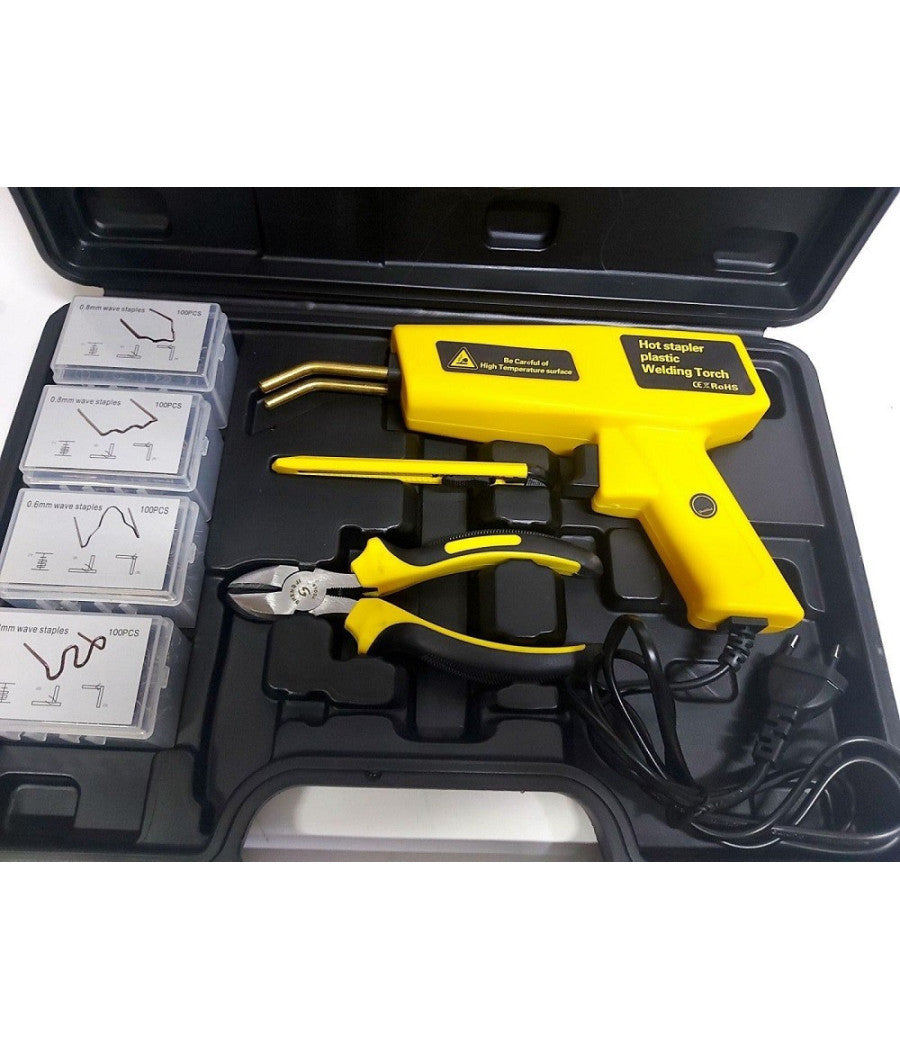 Kit Pistola Saldatrice Saldatura Plastica 200w Riparazione Paraurti Auto 400pz         