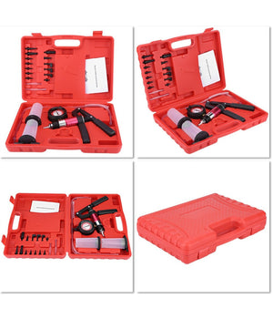Kit Pompa Da Vuoto Manuale Per Spurgo Freni Frizione Auto Moto Tester         