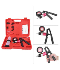 Kit Pompa Da Vuoto Manuale Per Spurgo Freni Frizione Auto Moto Tester         