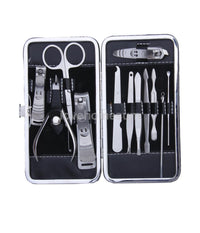 Kit Professionale Manicure Pedicure Unghie Set 12 Pezzi Idea Regalo Estetista         