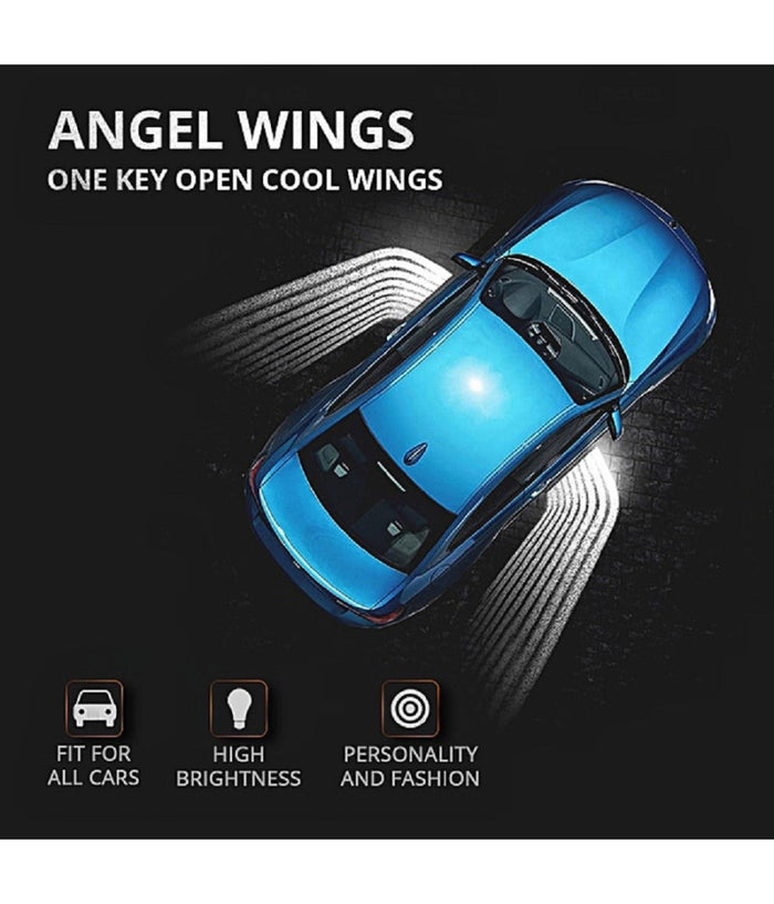 Kit Proiettore Led Angel Illuminazione Portiere Anteriori Auto Luce Led Bianca         