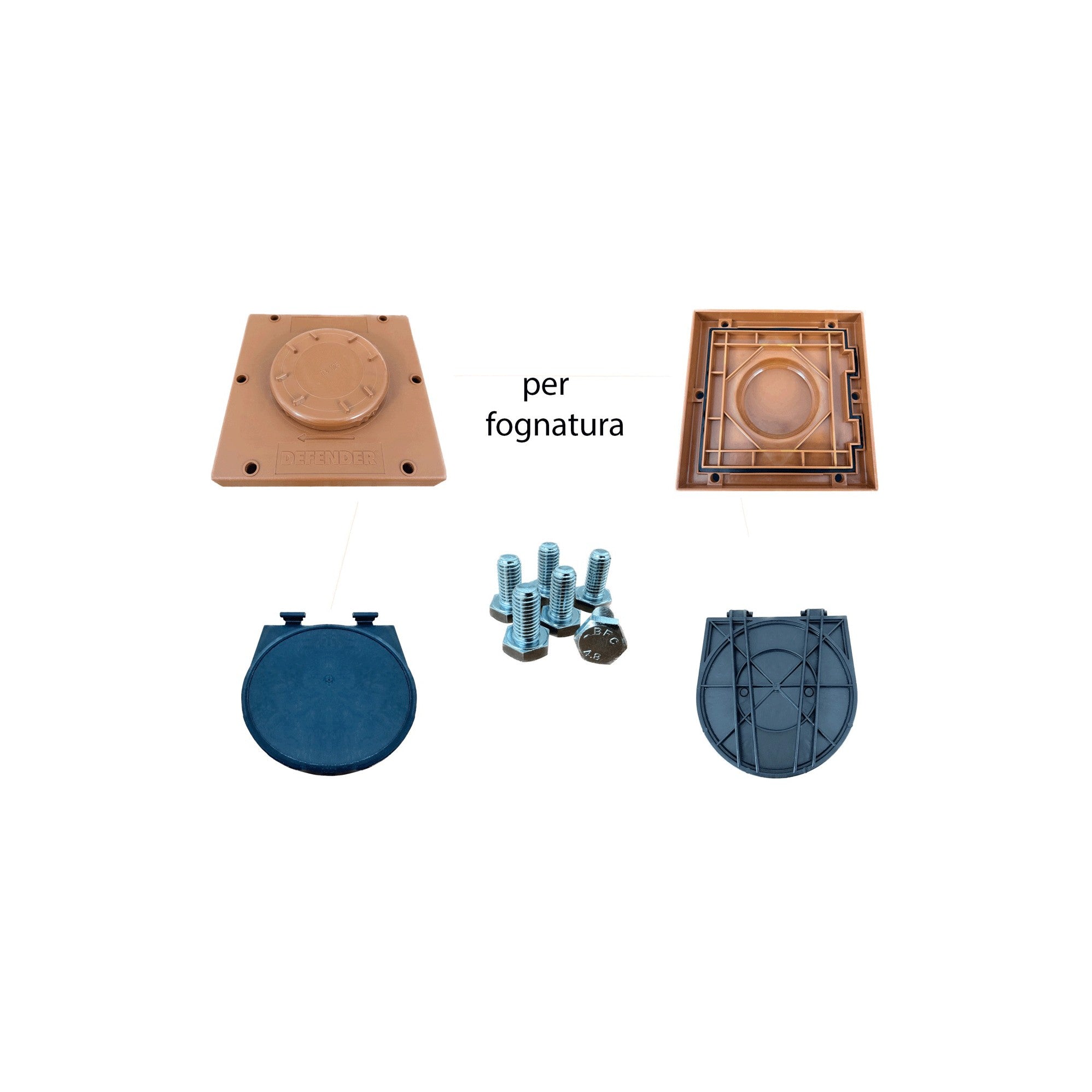 Kit ricambi valvola antiriflusso : Colore - Ral 8023