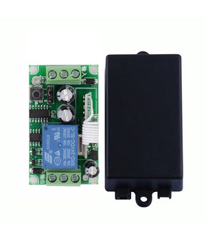 Kit Ricevitore Relè+ 2 Telecomandi Universale Radiocomando 433mhz Cancelli Luci         