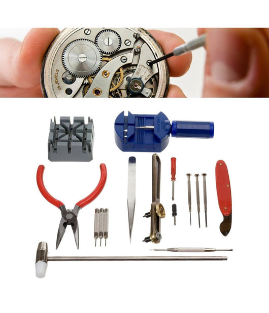 Kit Ripara Orologi Apricasse Togli Maglie Set Cacciaviti Riparazioni Cinturini         