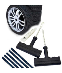 Kit Ripara Pneumatici Gomme Riparazione Per Auto Moto Da Foratura Gomme Ruote         