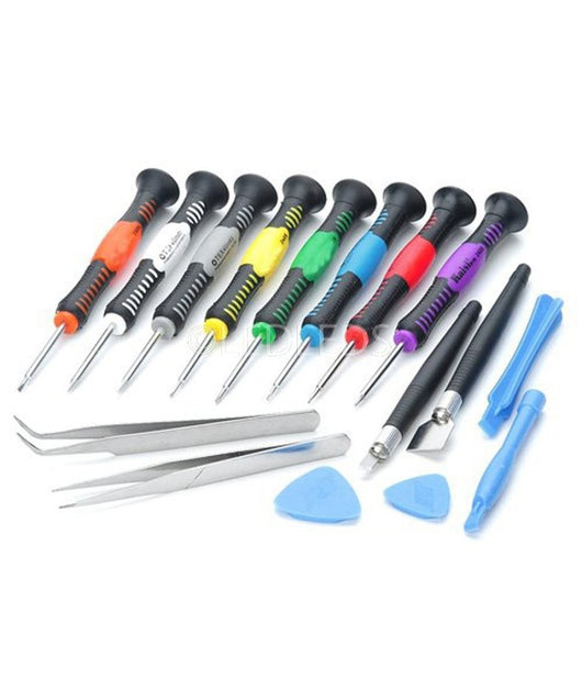 Kit Riparazione Per Smartphone Set 16 In 1 Pezzi Cacciaviti Apertura Leve         